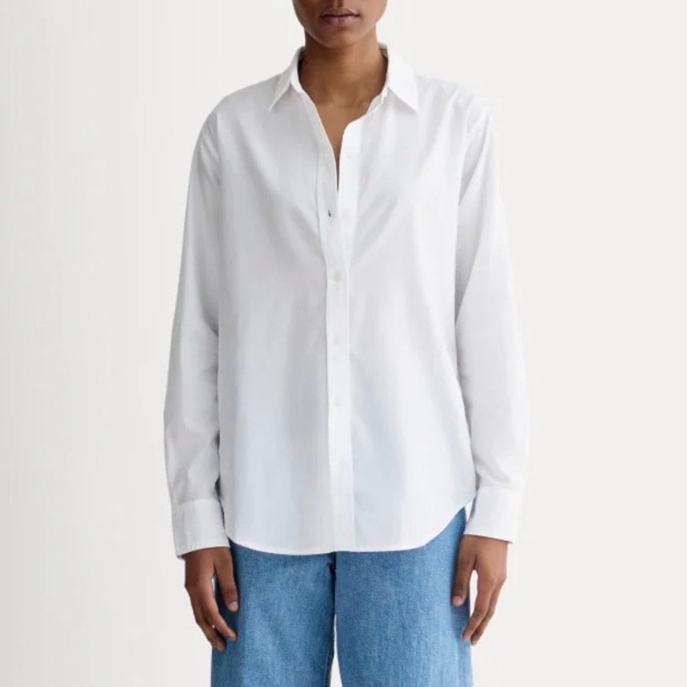 Everlane White Button-Down Shirt